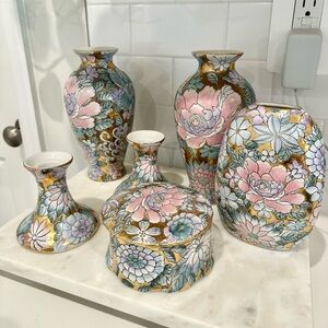 Golden Peony By Toyo Pottery collection